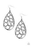 Paparazzi Reshaped Radiance - Black Earrings