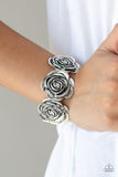 Paparazzi Floral Flamboyancy - White Bracelet