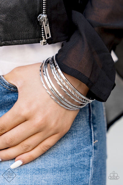 Paparazzi Rumble in the Concrete Jungle – Silver Bracelet