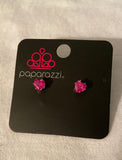 Paparazzi Starlet Shimmer Heart Rhinestone Earrings