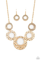 Paparazzi Mildly Metro - Gold Necklace