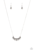 Paparazzi Melodic Metallics - Silver Necklace