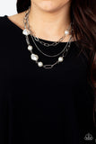 Paparazzi Modern Innovation - White Necklace