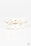 Paparazzi Runaway Radiance - White Wrap Bracelet