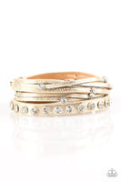 Paparazzi CATWALK It Off - Gold Wrap Bracelet
