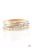 Paparazzi CATWALK It Off - Gold Wrap Bracelet