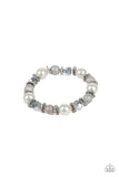Paparazzi Sparkling Conversation - White Bracelet