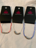 Paparazzi Starlet Shimmer Festive 6 star slip-knot bracelets