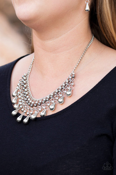 Paparazzi Dont Forget To BOSS! - Silver Necklace