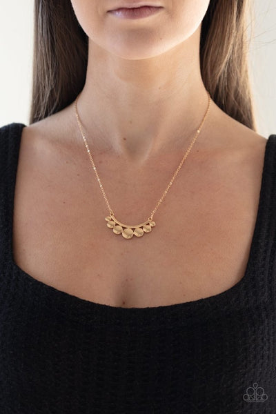 Paparazzi Melodic Metallics - Gold Necklace