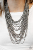 Paparazzi Dauntless Dazzle - Black Necklace