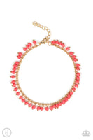 Paparazzi Mermaid Mix - Orange Anklet