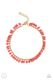 Paparazzi Mermaid Mix - Orange Anklet
