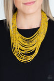 Paparazzi Rio Rainforest - Yellow Necklace