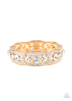 Paparazzi Easy On The ICE - Gold Bracelet