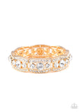 Paparazzi Easy On The ICE - Gold Bracelet