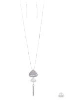Paparazzi TIDE You Over - Silver Necklace