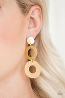 Paparazzi Pop Idol - Gold Post Earrings