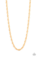 Paparazzi Extra Entrepreneur - Gold Men’s Necklace