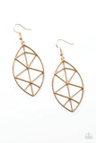 Paparazzi Unbreakable - Gold Earrings