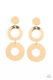 Paparazzi Pop Idol - Gold Post Earrings