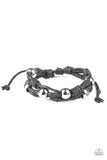 Paparazzi Free Climb - Black Urban Bracelet