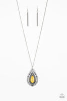 Paparazzi Sedona Solstice - Yellow Necklace