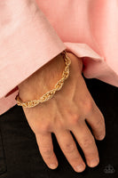 Paparazzi Executive Exclusive - Gold Men’s Bracelet