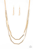 Paparazzi A Pipe Dream - Gold Necklace