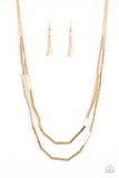 Paparazzi A Pipe Dream - Gold Necklace