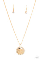 Paparazzi Glam-ma Glamorous - Gold Necklace