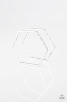 Paparazzi Metro Metric - Silver Earrings