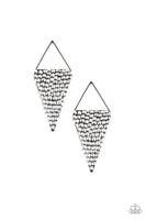 Paparazzi Have A Bite - Silver Post Earrings