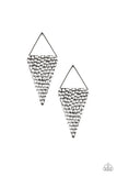 Paparazzi Have A Bite - Silver Post Earrings