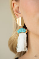 Paparazzi Insta Inca - Blue Post Earrings