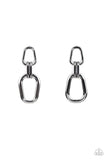 Paparazzi Harmonic Hardware - Black Post Earrings