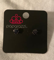 Paparazzi Starlet Shimmer Heart Rhinestone Earrings