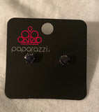 Paparazzi Starlet Shimmer Heart Rhinestone Earrings
