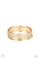 Paparazzi Full Circle - Gold Bracelets