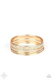 Paparazzi Full Circle - Gold Bracelets