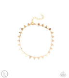 Paparazzi Sand Shark - Gold Anklet