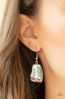 Paparazzi Iridescently Ice Queen - Copper Necklace