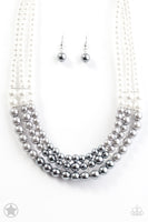 Paparazzi Lady In Waiting - Silver Necklace