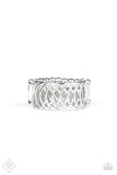 Paparazzi Here We VERTIGO- Silver Ring