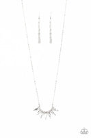 Paparazzi Empirical Elegance - White Necklace