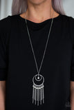Paparazzi Out Of Bounds Shimmer - White Necklace