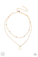 Paparazzi Modestly Minimalist - Gold Choker Necklace