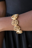 Paparazzi Rosy Rosette & Beat Around The ROSEBUSH - Gold Set