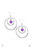 Paparazzi Diva Pop - Purple Earrings