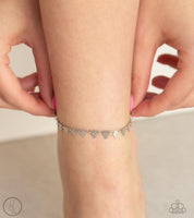 Paparazzi Sand Shark - Silver Anklet
